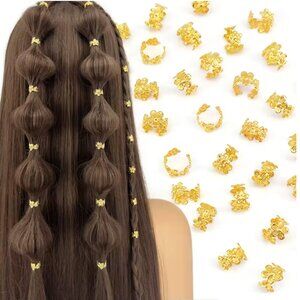 Zara 40Pcs Vine Leaf Shaped Hair Braid Ring Hair Pin